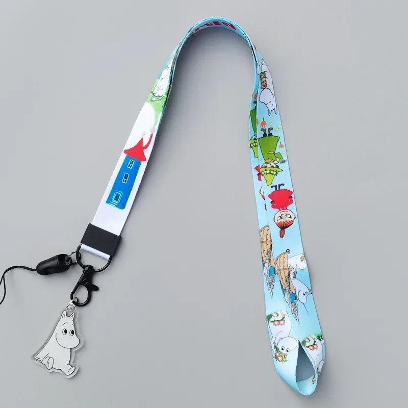 Lanyard Badge Holder - M-Moomins Cordino da Collo per Telefono