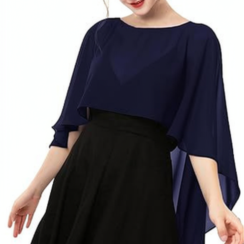 Stole Wedding Shawl - Scialle in chiffon alla moda per