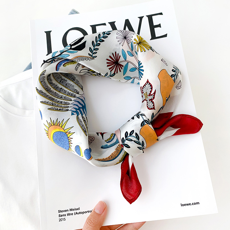 Donne 70*70 cm Sciarpa di seta - Scarf Silk Square recensione e prezzo